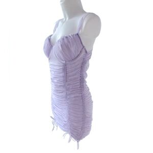 Torrid Curve Pale Purple Underwire Bodycon Lingerie Mini Dress Chemise 0 / L